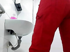 Big Bootie Nurse Recorded in Office Bathroom