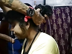 Fard face tear up my stepsister and cum in throat in Hindi