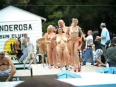 Group of bare gals Ponderosa 2012