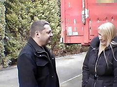 meeting with the truck driver