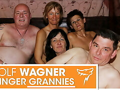 Ugly mature swingers have a fuck jamboree! Wolfwagner.com