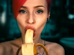 ASMR frolicking with Banana