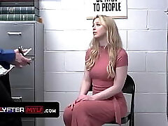 Slender Milf Sunny Lane Lets The Security Guard Fill Her Mature Pussy With Hot Jizm