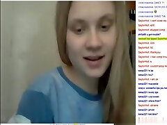 Blonde girl spreads her gash for tons of strangers online