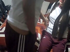 HOME VIDEO! Schoolgirl Pounding!, I Romped my CLASSMATE's Backside! We went out AFTER INSTITUTE classes to Fuck!