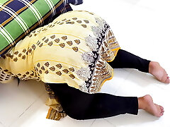 Desi Stepmom Gets Stuck While Blistering Under The Bed When Stepson Fucks Her And Jizzes On Her Big Ass - Family Sex (Episode.02)