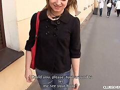 Russian girl Sherry E first porn casting video