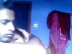 Desi married aunty fucks with lover and makes phone call to husband