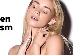 UP CLOSE - How Women Orgasm With Petite Towheaded Khloe Kingsley! SOLO FEMALE MASTURBATION! Total SCENE