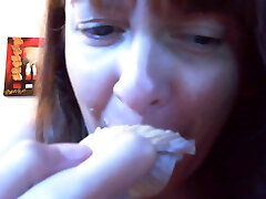 Your little sister-in-law loves food porn