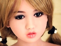 Real life sex doll black-haired beauty with big tits