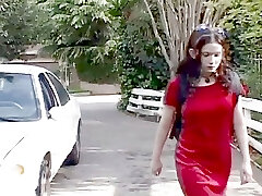 Young neighbor entices granny to have dildo sex together