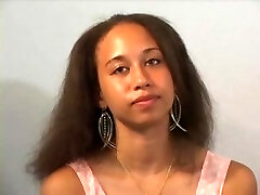 Cute sexy ebony babe is rimmed then fucked deep