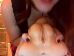 Worm dominated and obliged to smell my sweaty feet