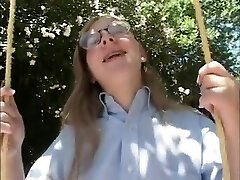 Nerdy Amber in Glasses Bi-racial Fuck