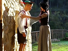 Sloppy mature gives a blowjob and gets fucked stiff in doggystyle