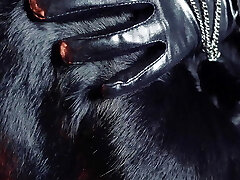 FUR FETISH vid: beautiful Mistress tease and seduce. ASMR and JOI. Arya Grander.