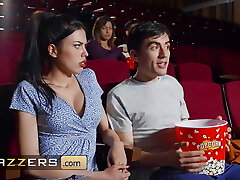 Jordi El Nino Polla Gets His Dick Sucked At The Flick Theatre By Hot Worker Tina Fire - Brazzers