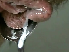 My gf's creamy hairy pussy drives me insane