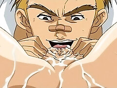 Hot anime porn brunette enjoying deep throating and cunnilingus