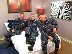 Sexy Navy Petty Officer smashes her Sailors