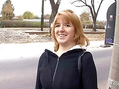 Shy Ugly German College Teen Picked up and Fucked by old Guy