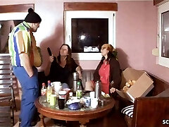 German Farmer TV Show Fuck &ndash; Ginormous Stud with ugly Mature