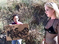 The wondrous blonde is so eager to enjoy dinky in her ass