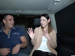 Wild tearing up in the back of the truck with natural tits Jenica Bell