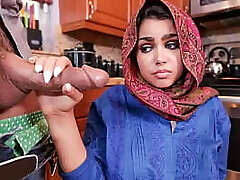 Muslim Foreign Exchange Student Introduced To Enormous White Stiffy - Ada Sanchez