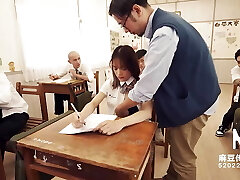 Trailer - MDHS-0009 - Model Super Sexual Lesson College - Midterm Check-up - Xu Lei - Best Original Asia Porn Video