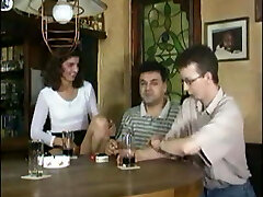 Horny Fisting in a german pub