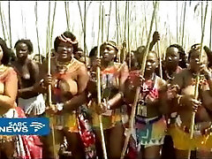 Just normal African news with hundreds of bare-chested titties