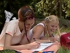 Outdoor threesome