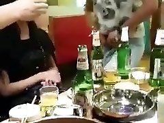 Asian dinnerparty with t-model