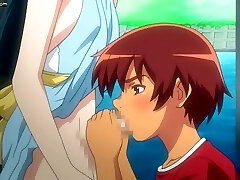 Anime transgirl gets her cock sucked