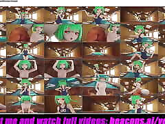 sexy teen in un pezzo costume da bagno danza sesso 3d hentai