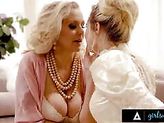 GIRLSWAY - Emotional MILF Julia Ann Fucks Her Bride-To-Be Stepdaughter Carolina Sweets One jim tichar hot xxx Time
