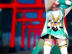 Kazami - Sexy Dance Gradual Undressing 3D HENTAI