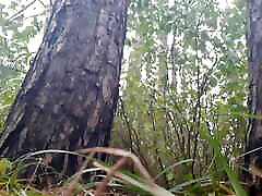 We hid under a tree from the bang my milf and we had sex to keep warm - Lesbian-illusion