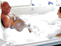 Hot Foamy five boys one grill Sex with Garabas and Olpr