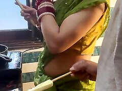 Desi Village Wife Fucked in the Kitchen with Husband