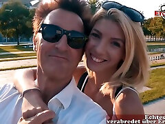 Blonde Skinny Teen Model Picked Up For bikini penetration flashing mast bp In Ger