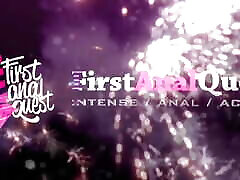 FIRSTANALQUEST - Raunchy Rayana Bang gives away her anal virginity