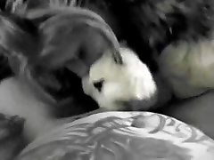 fur coat blowjob