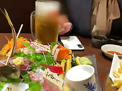 Part.1 Yunon, Who Has Been Too Busy with she watches cum spurt to Go Out for Fun, and I Went to an Izakaya for Our First Date in a While.007