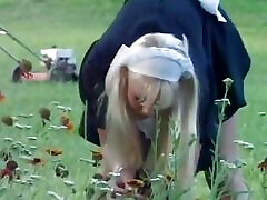 Lewd indian hidden vam proposes a blonde maid little fucking in missy stone solo green grass