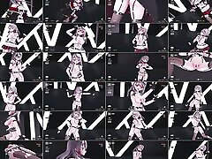 Sexy Teen Dancing and Gradual Undressing