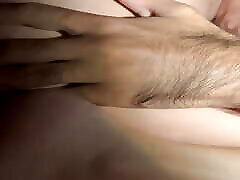 I had slept but my tit sloping step-sister wake me up and fuck me in dark
