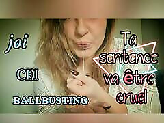 JOI CEI BALLBUSTING: Your sentence will be cruel.
